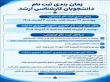 زمان بندی ثبت نام پذیرفته شدگان کارشناسی ارشد سالتحصیلی 1405